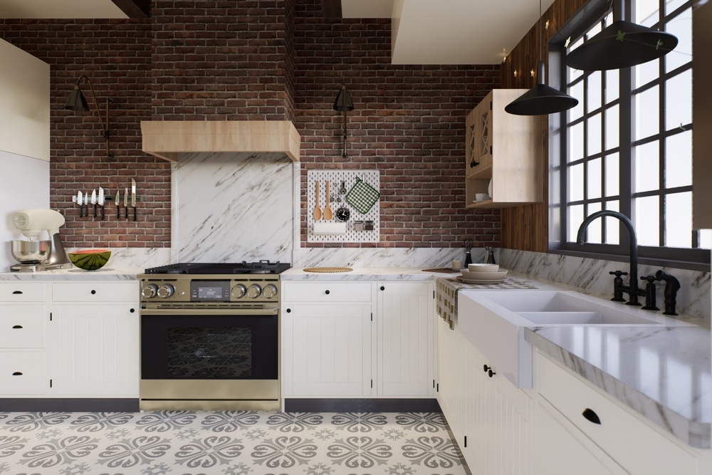 What are the types of kitchen layouts
