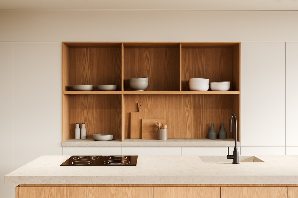 How do you layout kitchen storage